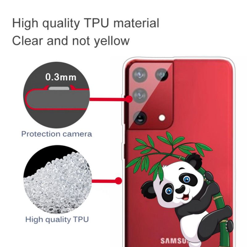 Skal Samsung Galaxy S21 Ultra 5G Panda På Bambu