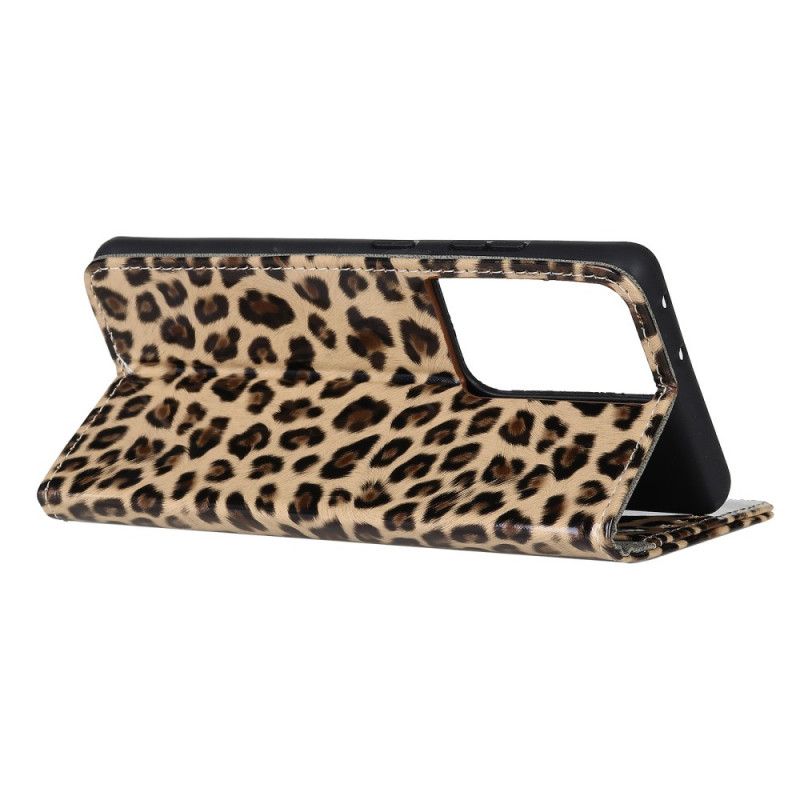 Skyddsfodral Samsung Galaxy S21 Ultra 5G Enkel Leopard