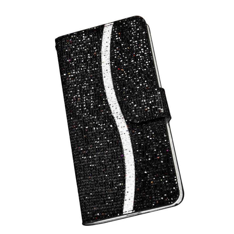 Skyddsfodral Samsung Galaxy S21 Ultra 5G Svart Glitter Design