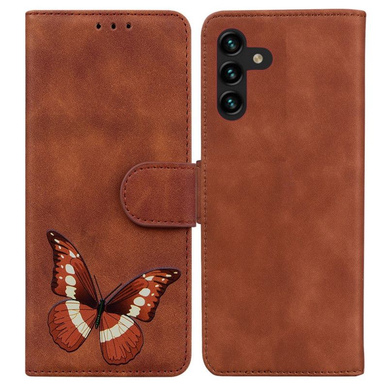 Fodral För Samsung Galaxy A13 5g Skin-touch Butterfly