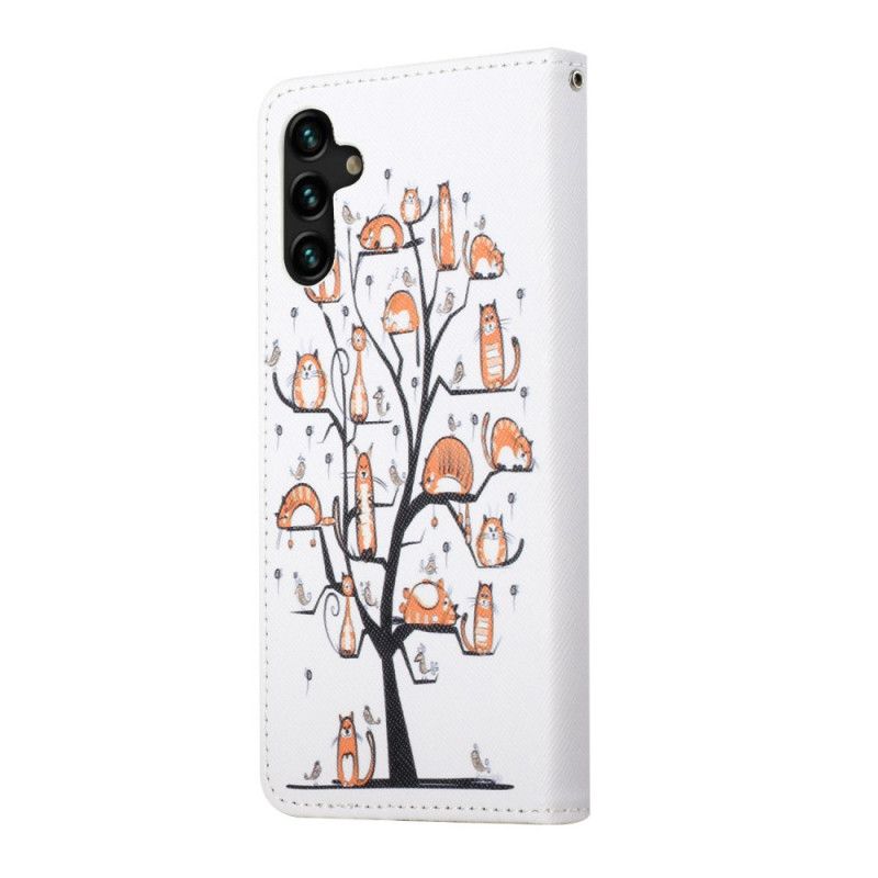 Fodral Samsung Galaxy A13 5g Funky Cats Strappy