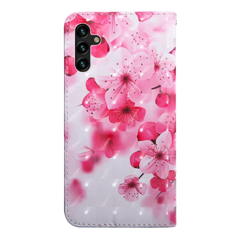 Fodral Samsung Galaxy A13 5g Rosa Blommor