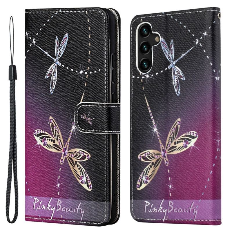 Fodral Samsung Galaxy A13 5g Strappy Dragonflies