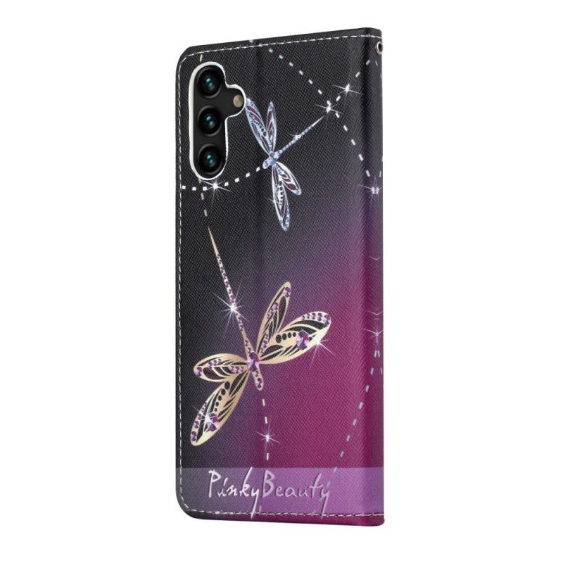 Fodral Samsung Galaxy A13 5g Strappy Dragonflies