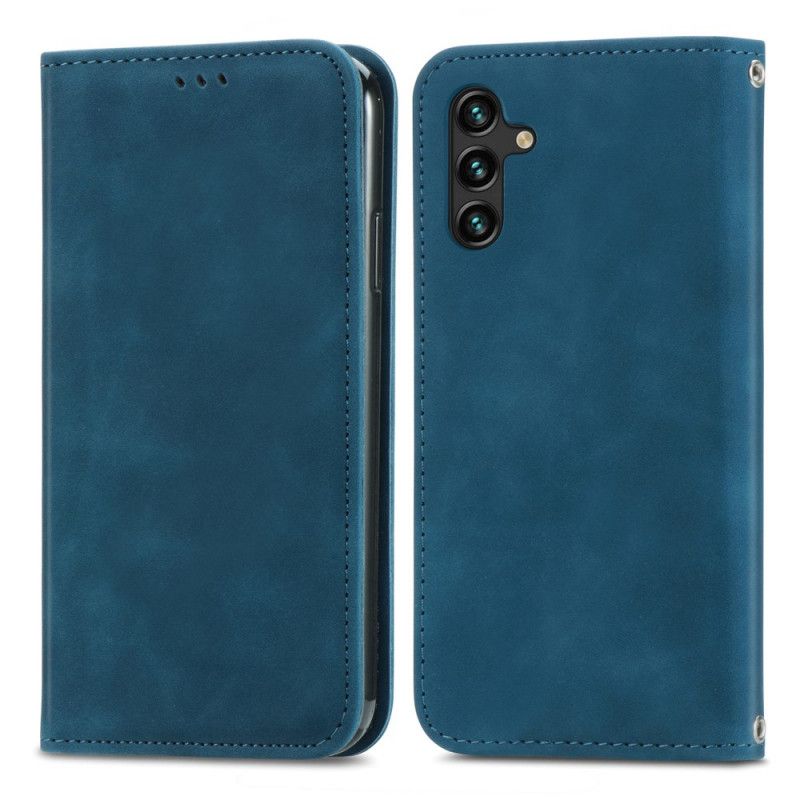 Folio-fodral För Samsung Galaxy A13 5g Skin-touch Vintage Design