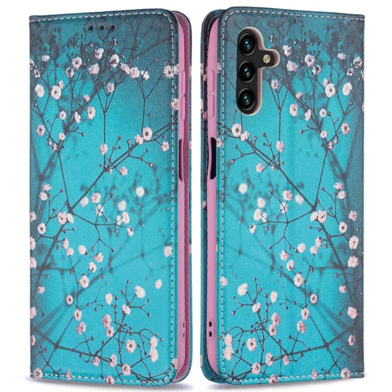 Folio-fodral Samsung Galaxy A13 5g Telefonfodral Blommande Grenar