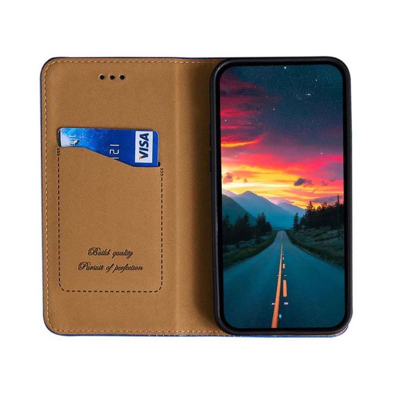 Folio-fodral Samsung Galaxy A13 5g Vintage Läderstil