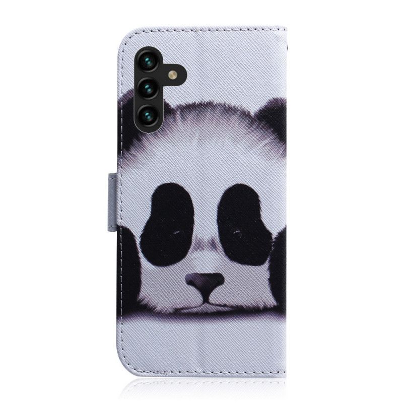 Läderskal Fodral Samsung Galaxy A13 5g Panda Face