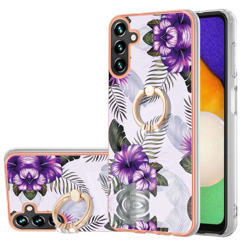 Skal Samsung Galaxy A13 5g Blommor Ringhållare