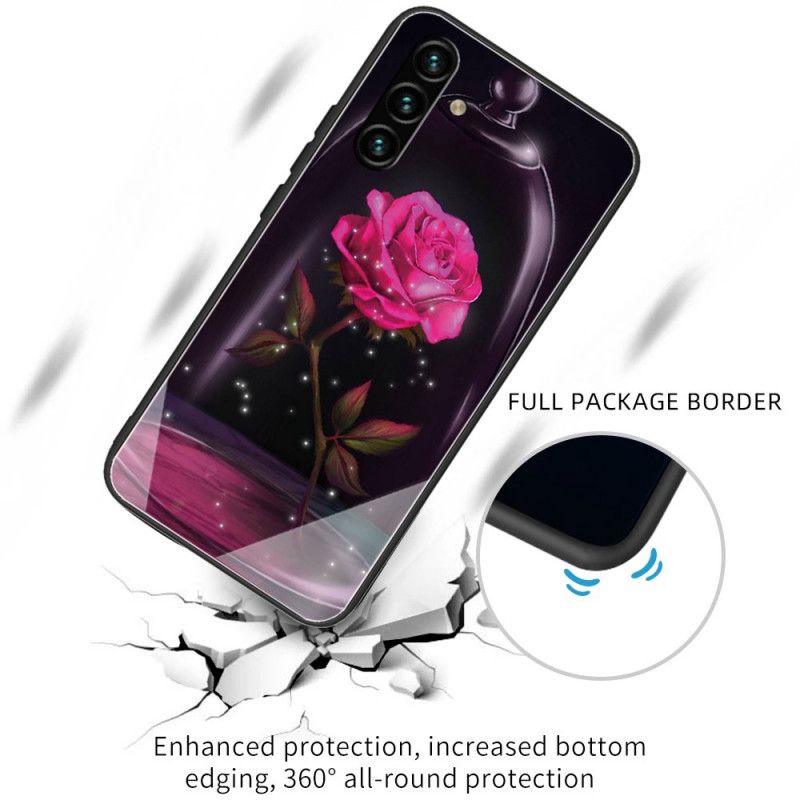 Skal Samsung Galaxy A13 5g Magiskt Rosa Härdat Glas