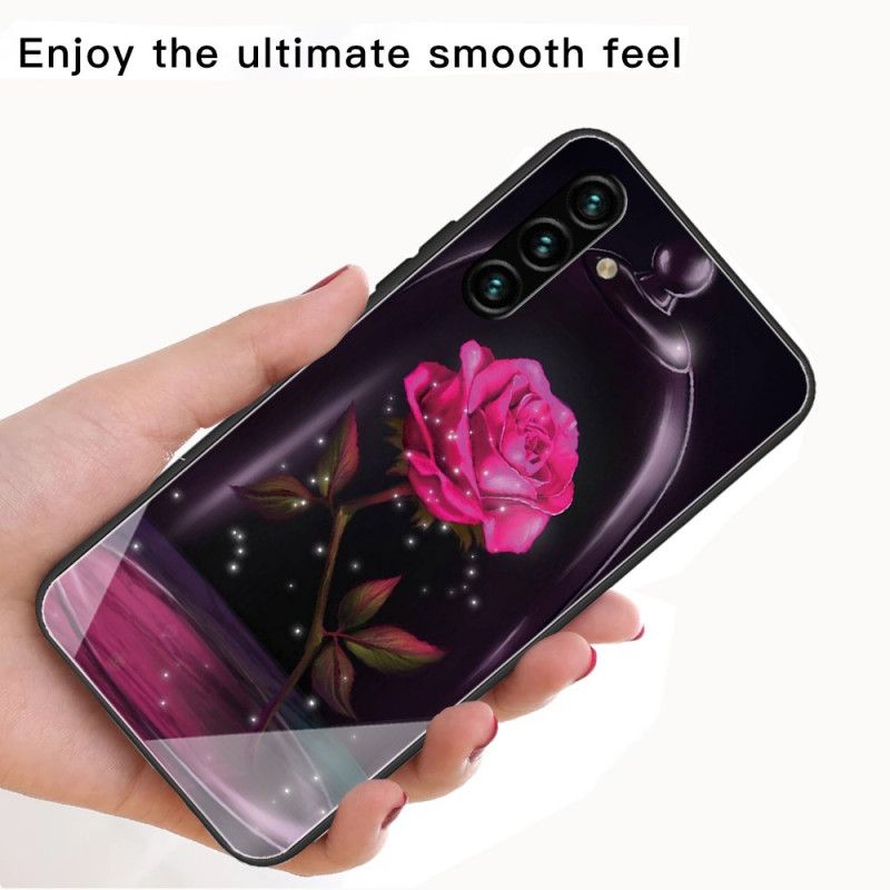 Skal Samsung Galaxy A13 5g Magiskt Rosa Härdat Glas