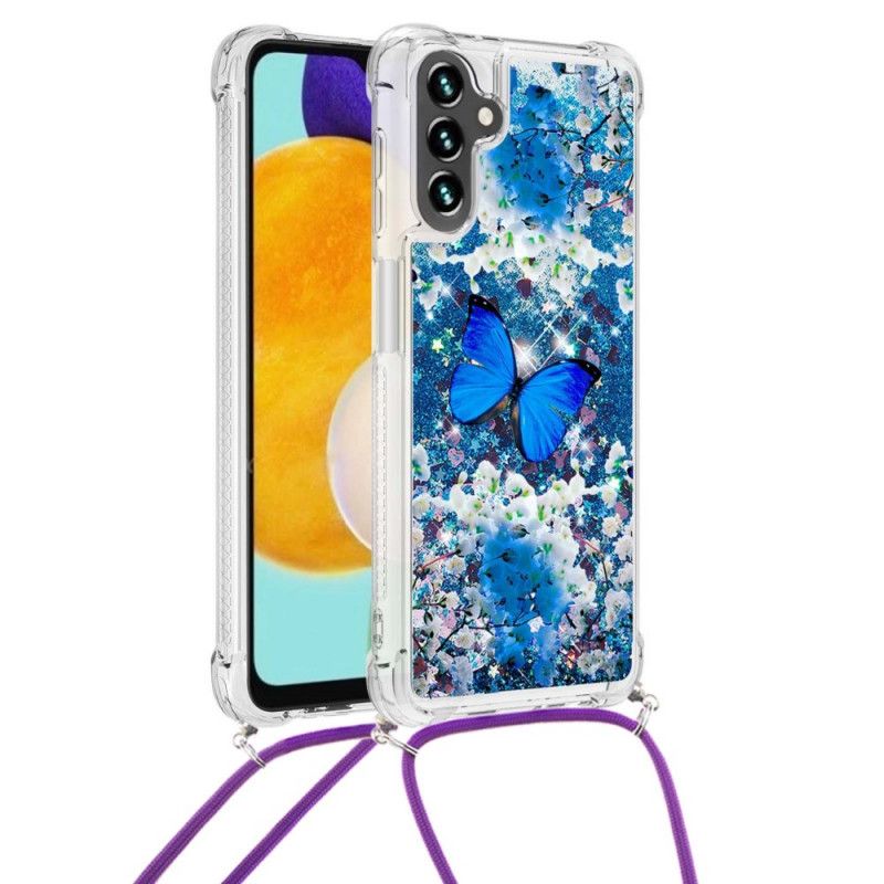 Skal Samsung Galaxy A13 5g Telefonfodral Butterfly Sequin Dragsko