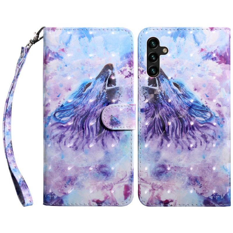 Skyddsfodral Samsung Galaxy A13 5g Wolf Watercolor