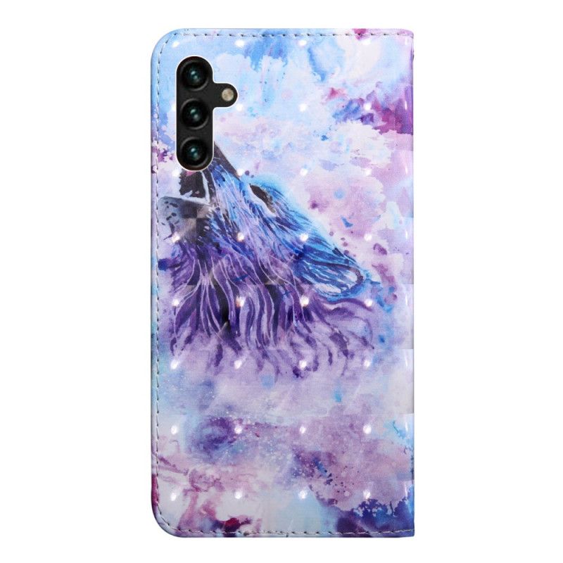 Skyddsfodral Samsung Galaxy A13 5g Wolf Watercolor