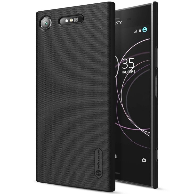 Skal Sony Xperia XZ1 Svart Styv Frostat Nillkin