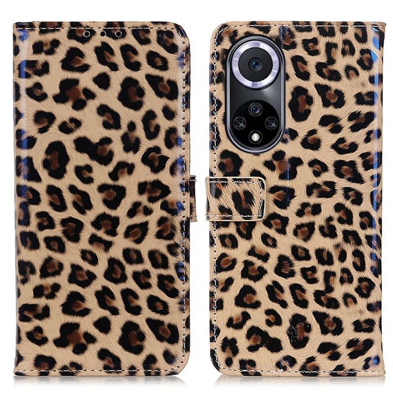 Fodral Huawei Nova 9 / Honor 50 Enkel Leopard