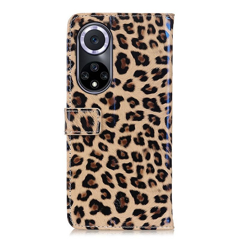 Fodral Huawei Nova 9 / Honor 50 Enkel Leopard