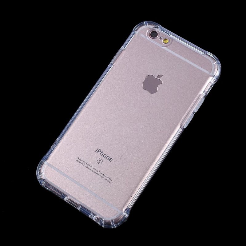 Skal iPhone 6 / 6S Grå Transparent Flexibelt Silikon