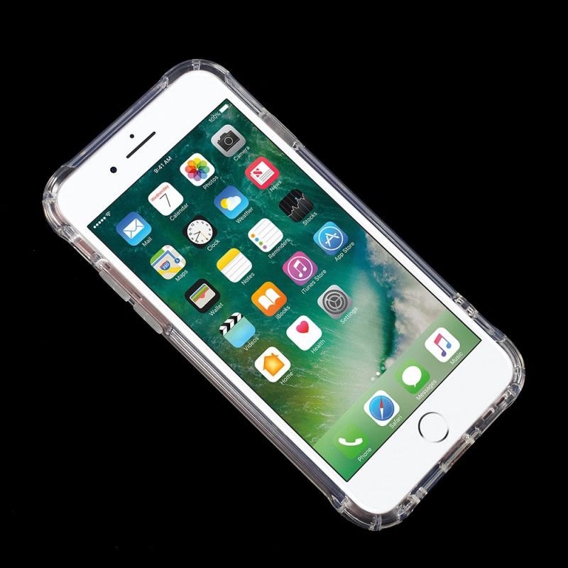 Skal iPhone 6 / 6S Grå Transparent Flexibelt Silikon