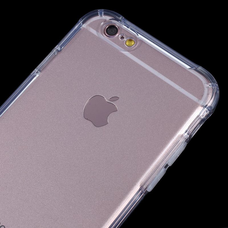 Skal iPhone 6 / 6S Grå Transparent Flexibelt Silikon