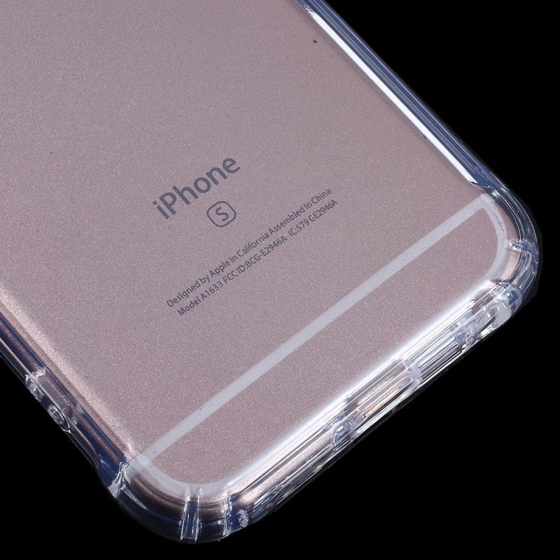 Skal iPhone 6 / 6S Grå Transparent Flexibelt Silikon