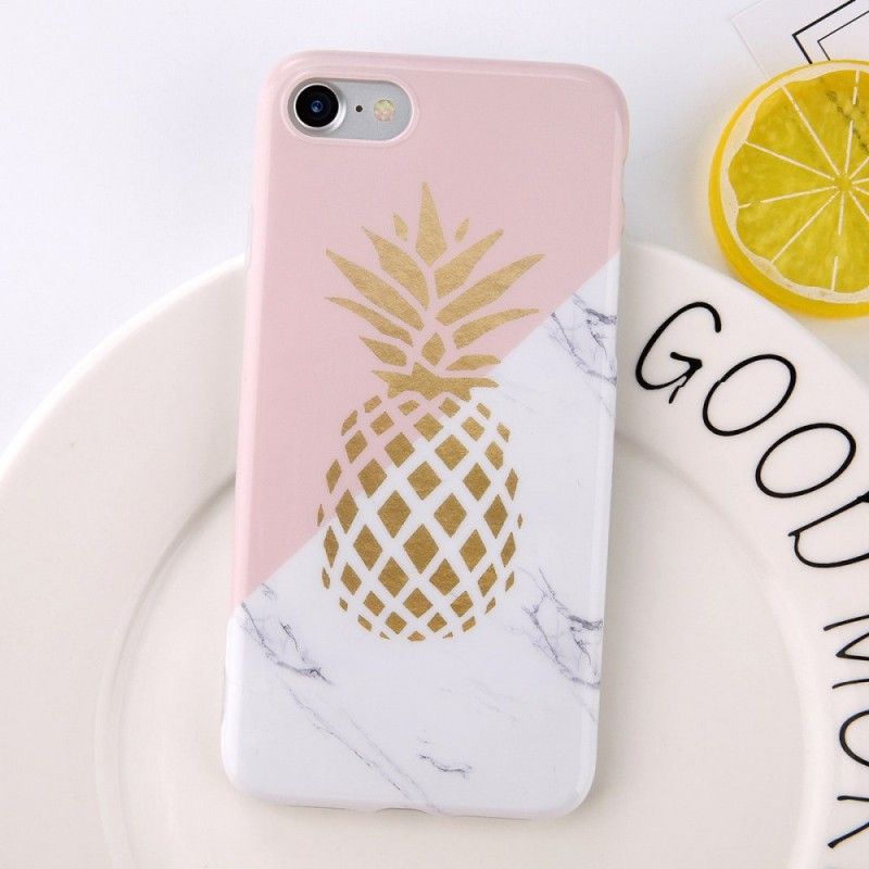 Skal iPhone 6 / 6S Marmorerad Ananas