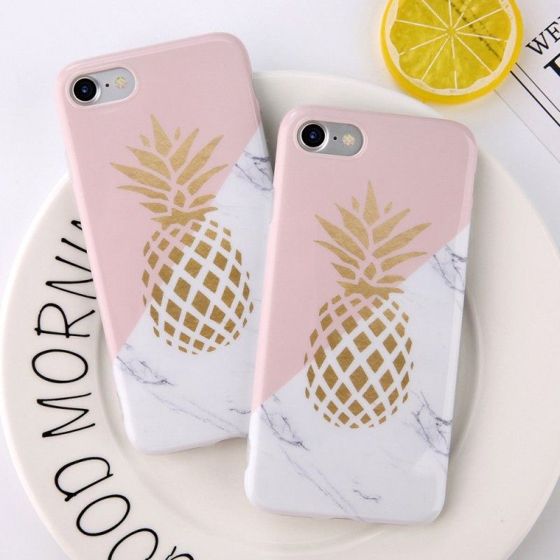 Skal iPhone 6 / 6S Marmorerad Ananas