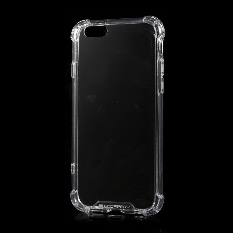 Skal iPhone 6 / 6S Transparent Kvicksilver