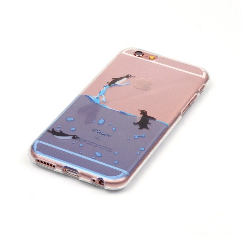 Skal iPhone 6 / 6S Transparent Pingvinspel