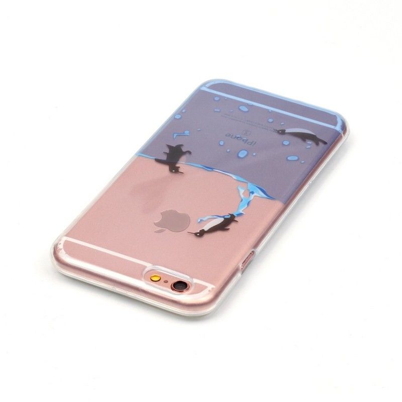 Skal iPhone 6 / 6S Transparent Pingvinspel