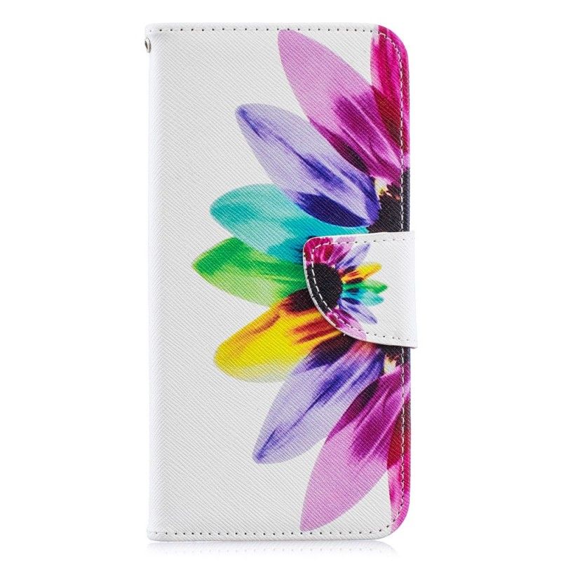 Fodral Huawei Y6 2019 Akvarellblomma