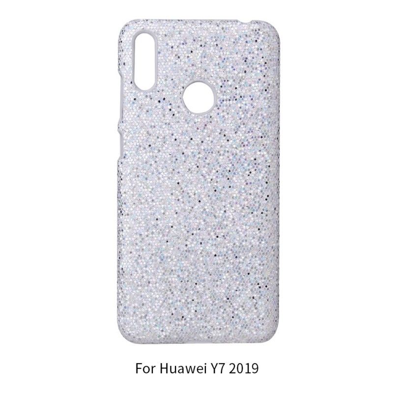 Skal för Huawei Y6 2019 Svart Paljetter