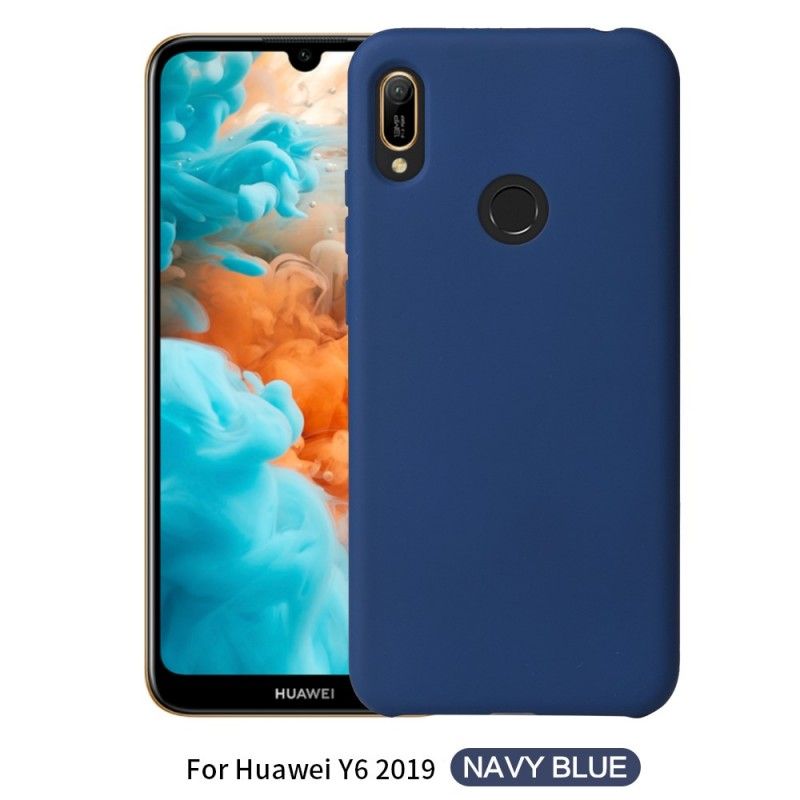 Skal Huawei Y6 2019 Mörkblå Flexibel Howmak