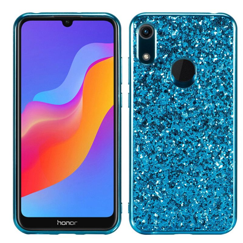 Skal Huawei Y6 2019 Röd Premium Glitter