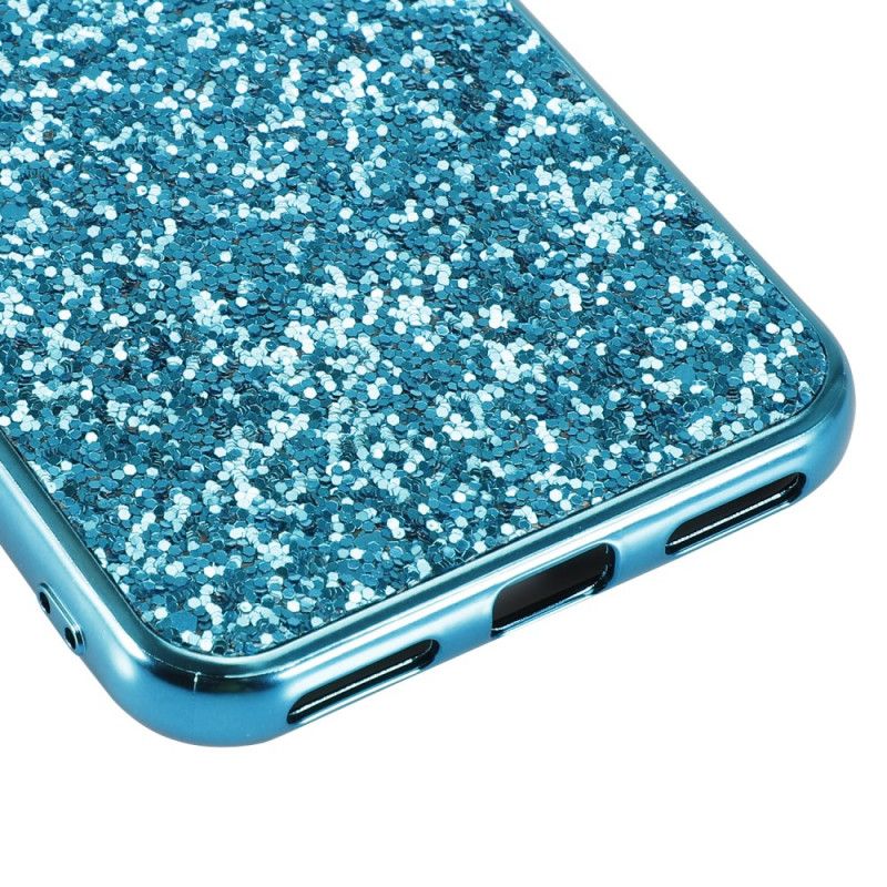 Skal Huawei Y6 2019 Röd Premium Glitter