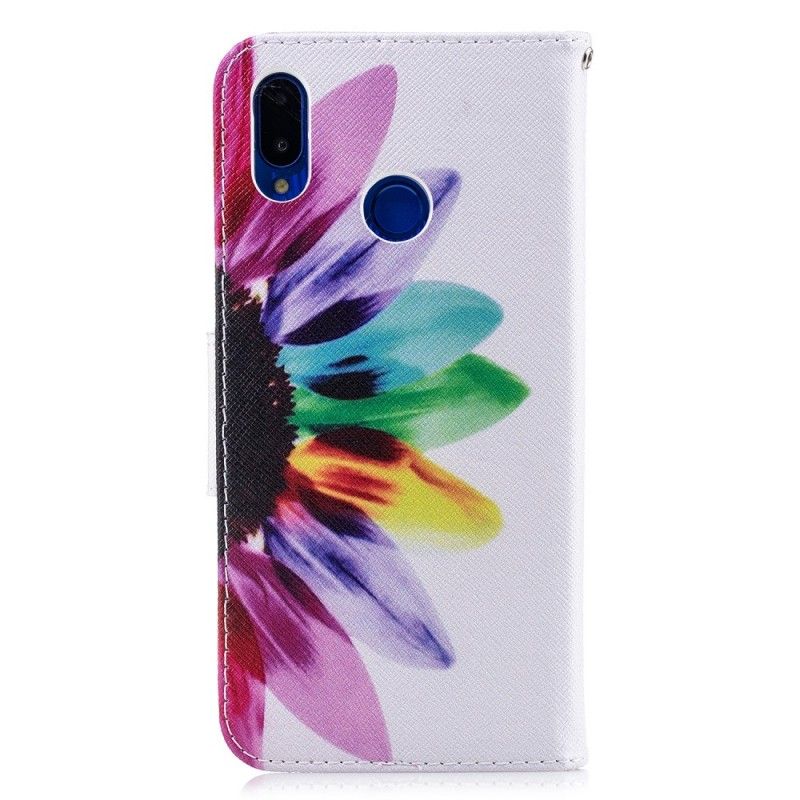 Fodral Huawei P Smart Plus Akvarellblomma