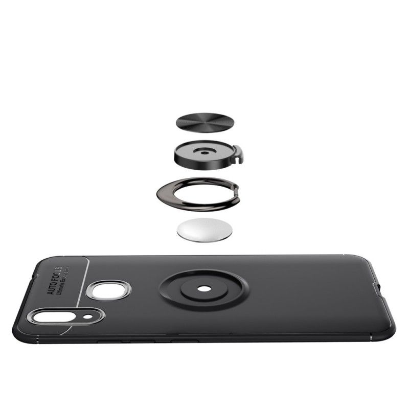 Skal Huawei P Smart Plus Svart Mobilskal Roterande Ring