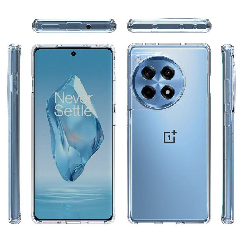 Skal Oneplus 12r Telefonfodral Transparent Anti-gulning