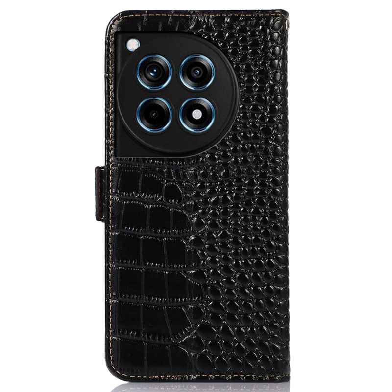 Skyddsfodral Oneplus 12r Crocodile Style Rfid-blockering