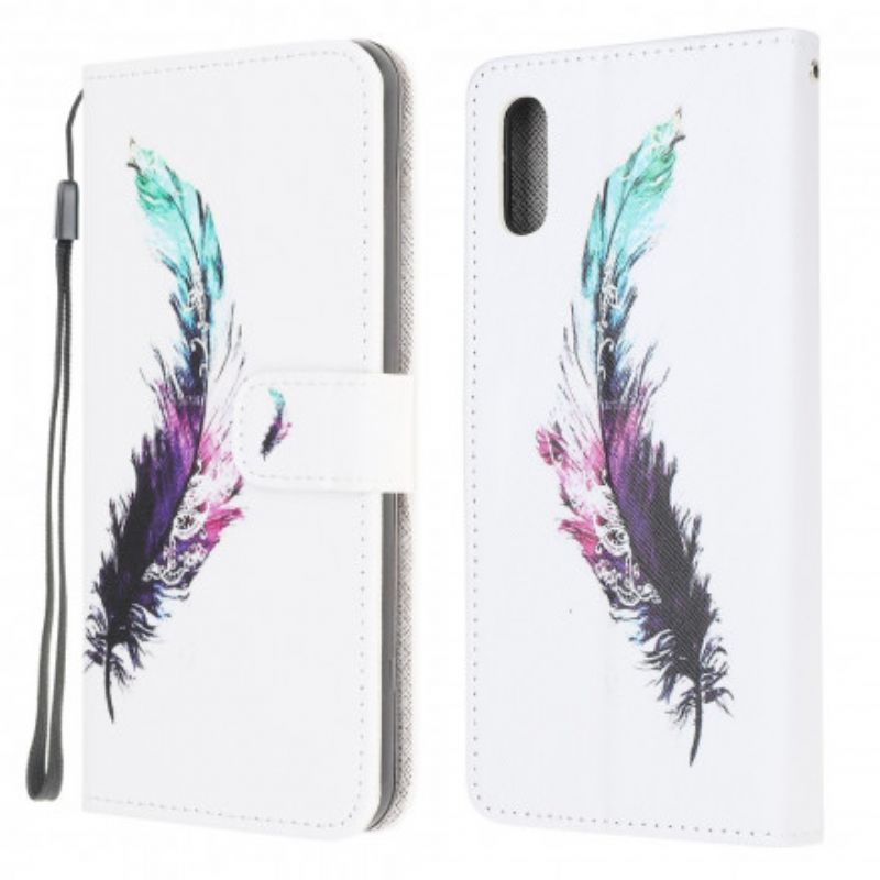 Fodral Samsung Galaxy Xcover 5 Strap Feather