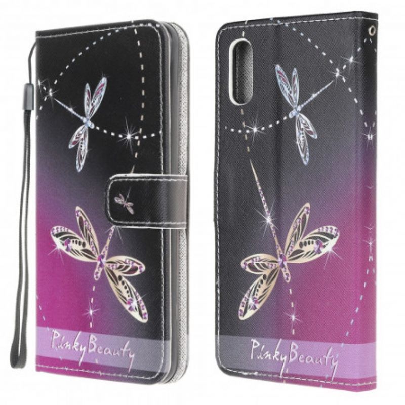 Fodral Samsung Galaxy Xcover 5 Strappy Dragonflies