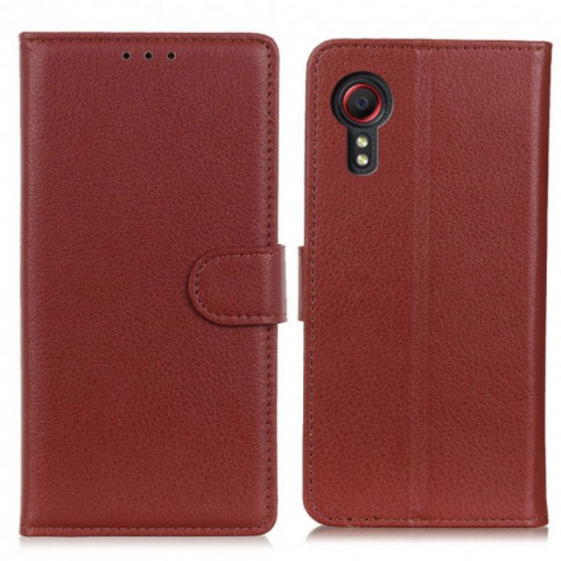 Fodral Samsung Galaxy Xcover 5 Traditionellt Konstläder