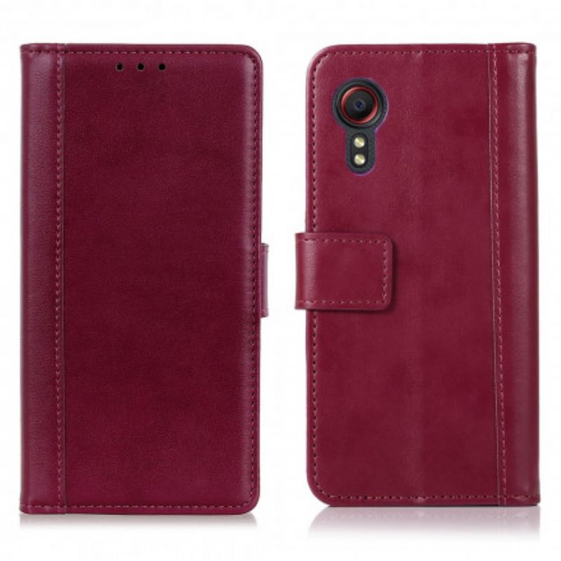 Läderfodral Samsung Galaxy Xcover 5 Telefonfodral Style Leather Elegance