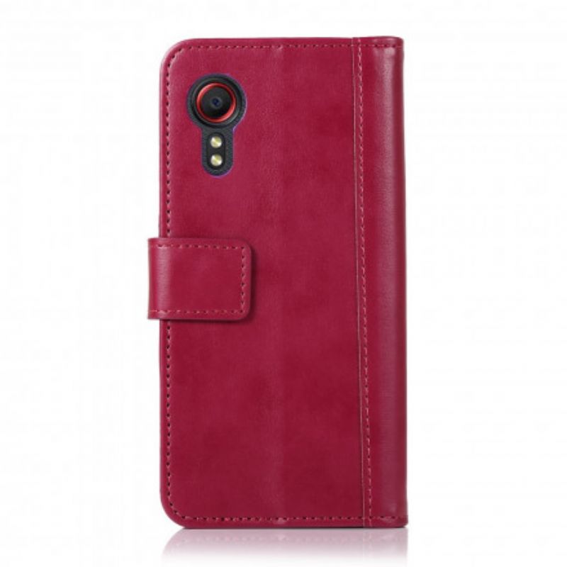 Läderfodral Samsung Galaxy Xcover 5 Telefonfodral Style Leather Elegance