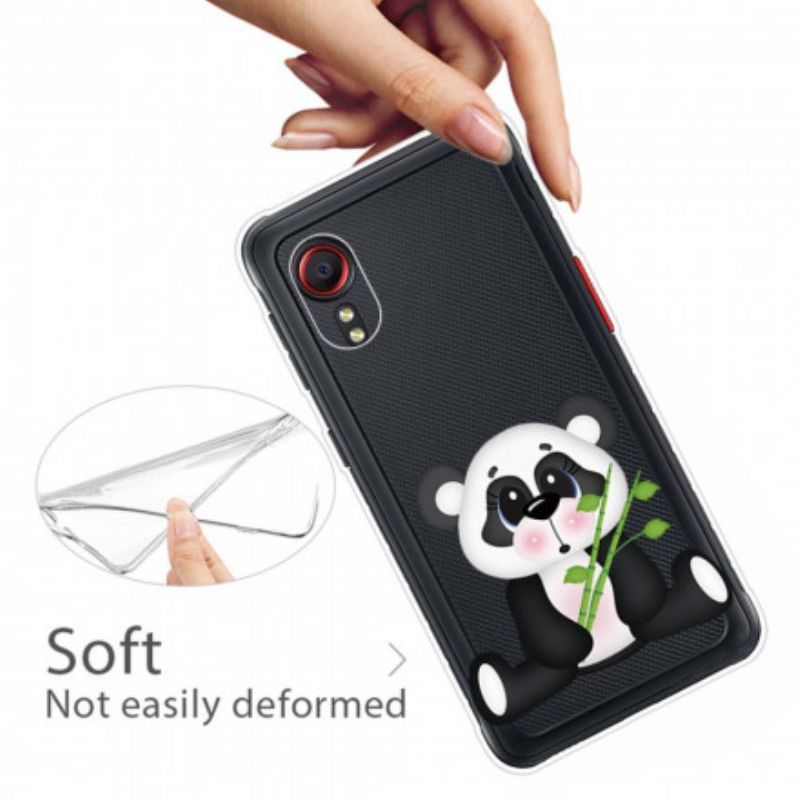 Skal För Samsung Galaxy Xcover 5 Transparent Sad Panda