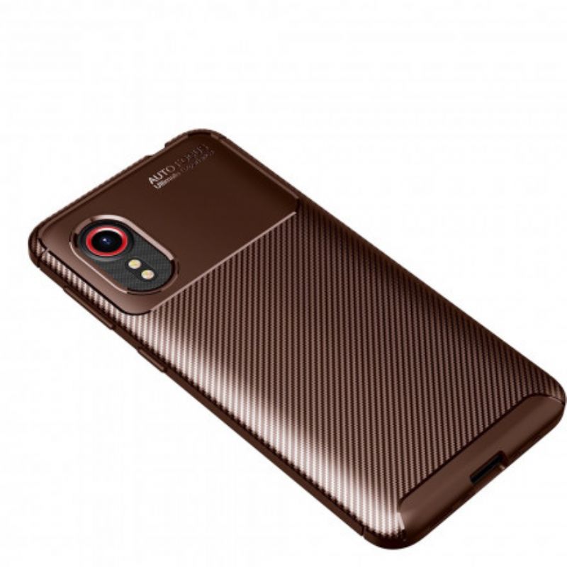 Skal Samsung Galaxy Xcover 5 Flexibel Kolfiberstruktur