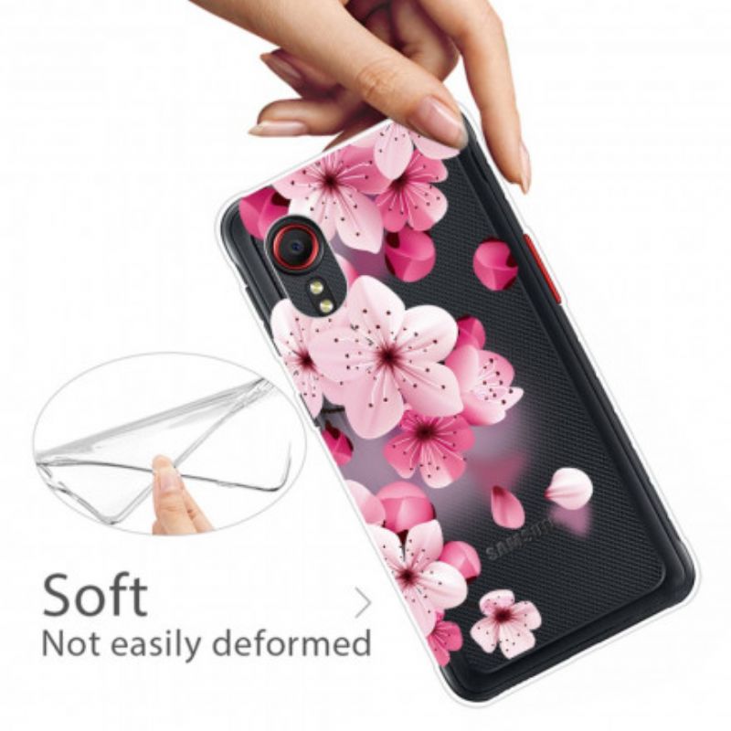 Skal Samsung Galaxy Xcover 5 Små Rosa Blommor