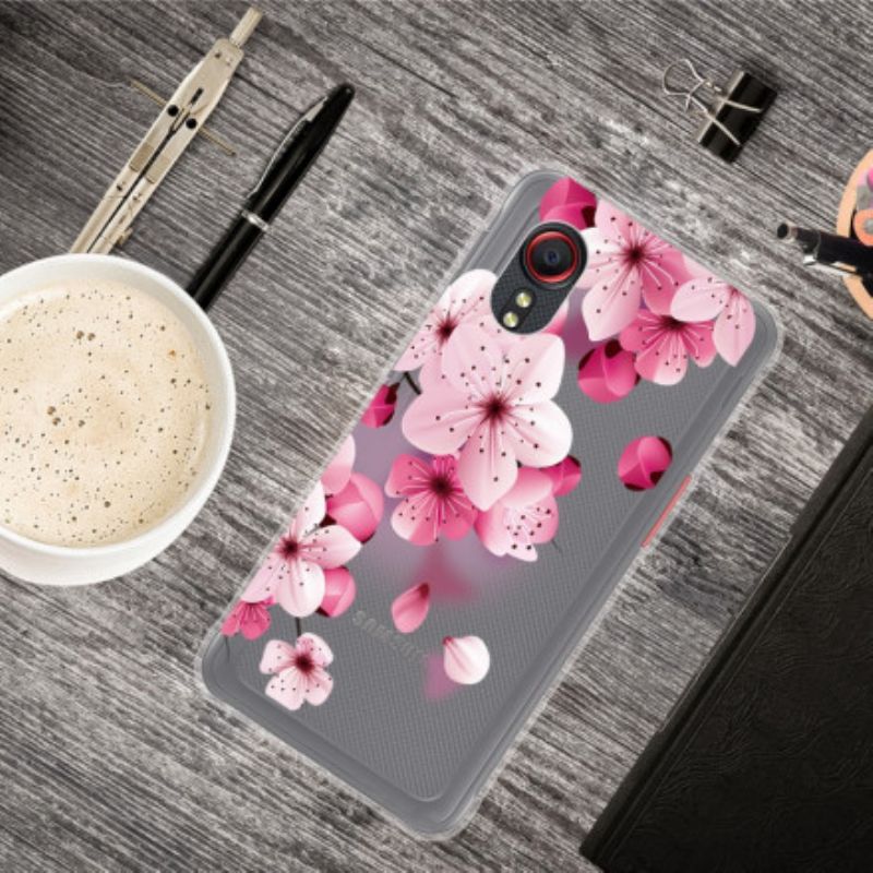 Skal Samsung Galaxy Xcover 5 Små Rosa Blommor