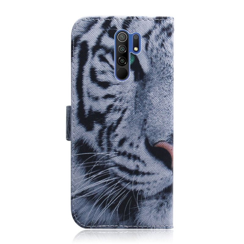 Fodral för Xiaomi Redmi 9 Tiger Ansikte