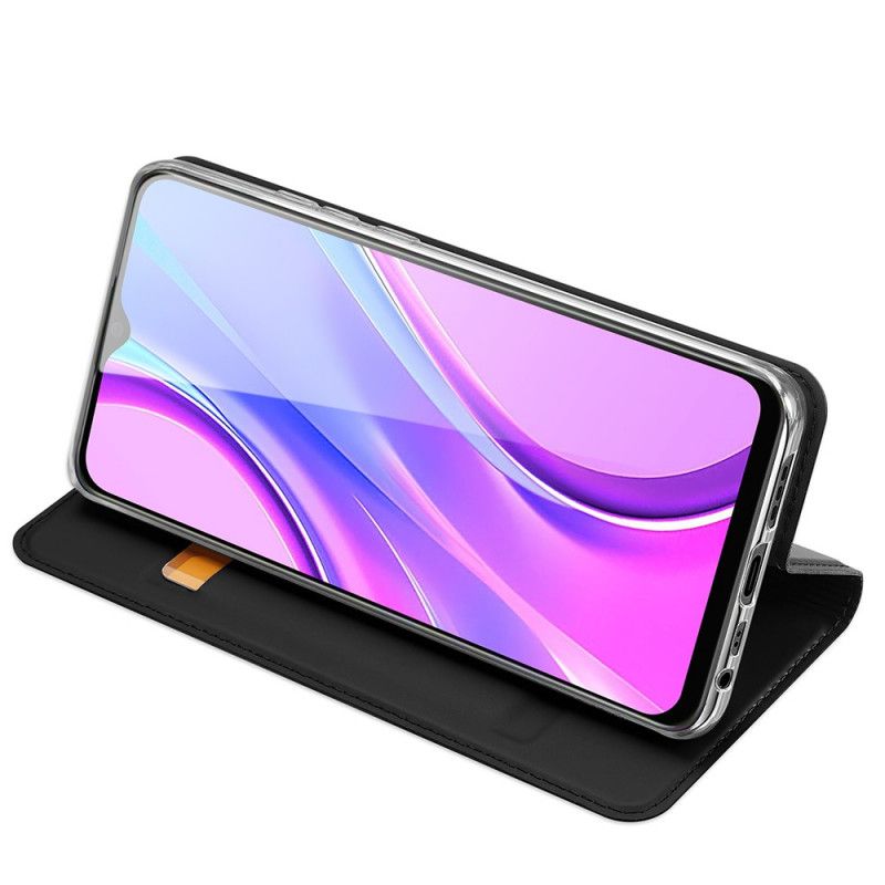 Folio-fodral för Xiaomi Redmi 9 Svart Pro Dux Ducis Hud